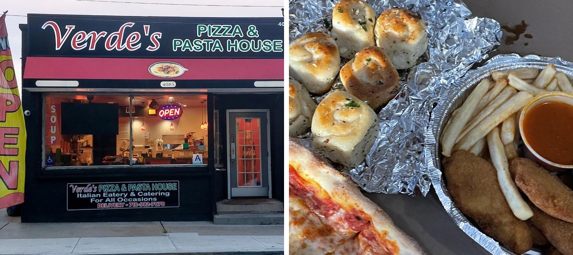 Verde's Pizza & Pasta House Menu