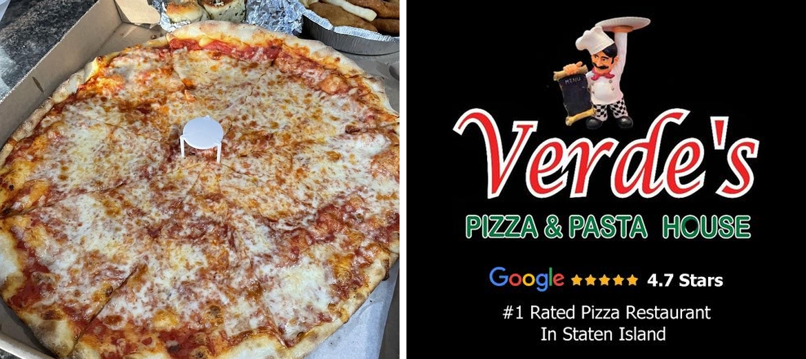 Verde's Pizza & Pasta House Menu
